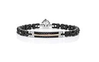 Bracciale Baraka Uomo Fiber in Acciaio Diamante  Ct BR29321ROCN022002 - BR29321ROCN022002